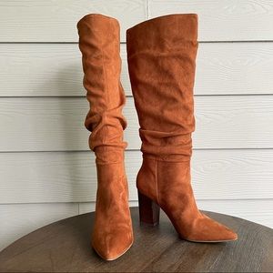 Steve Madden chestnut suede boots
